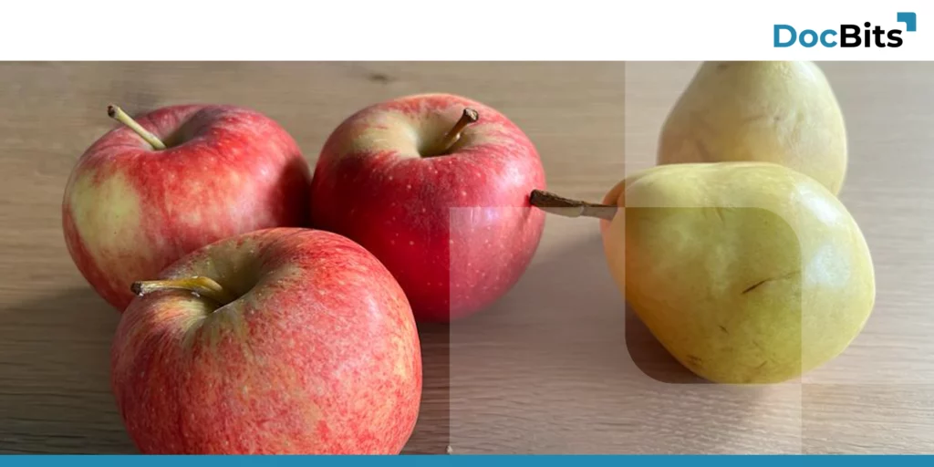 Comparing pears with apples