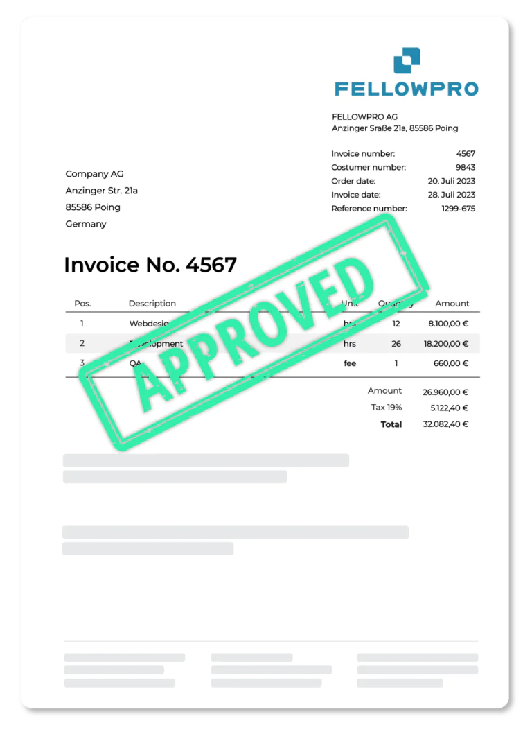invoice approval