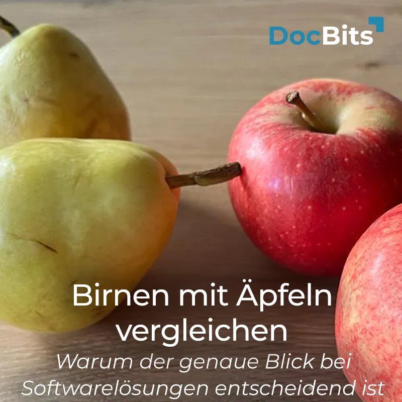 Birnen mit Äpfeln vergleichen
