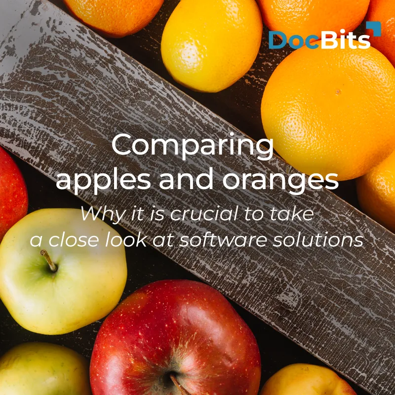 Comparing apples and oranges