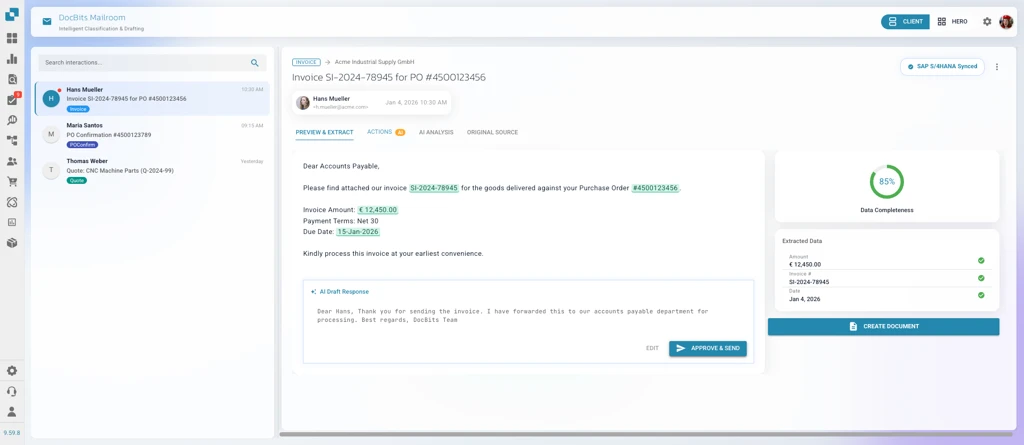 Intelligent Email Classification